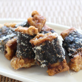 【かんたん海藻レシピ】海苔と高野豆腐のひとくち唐揚げ