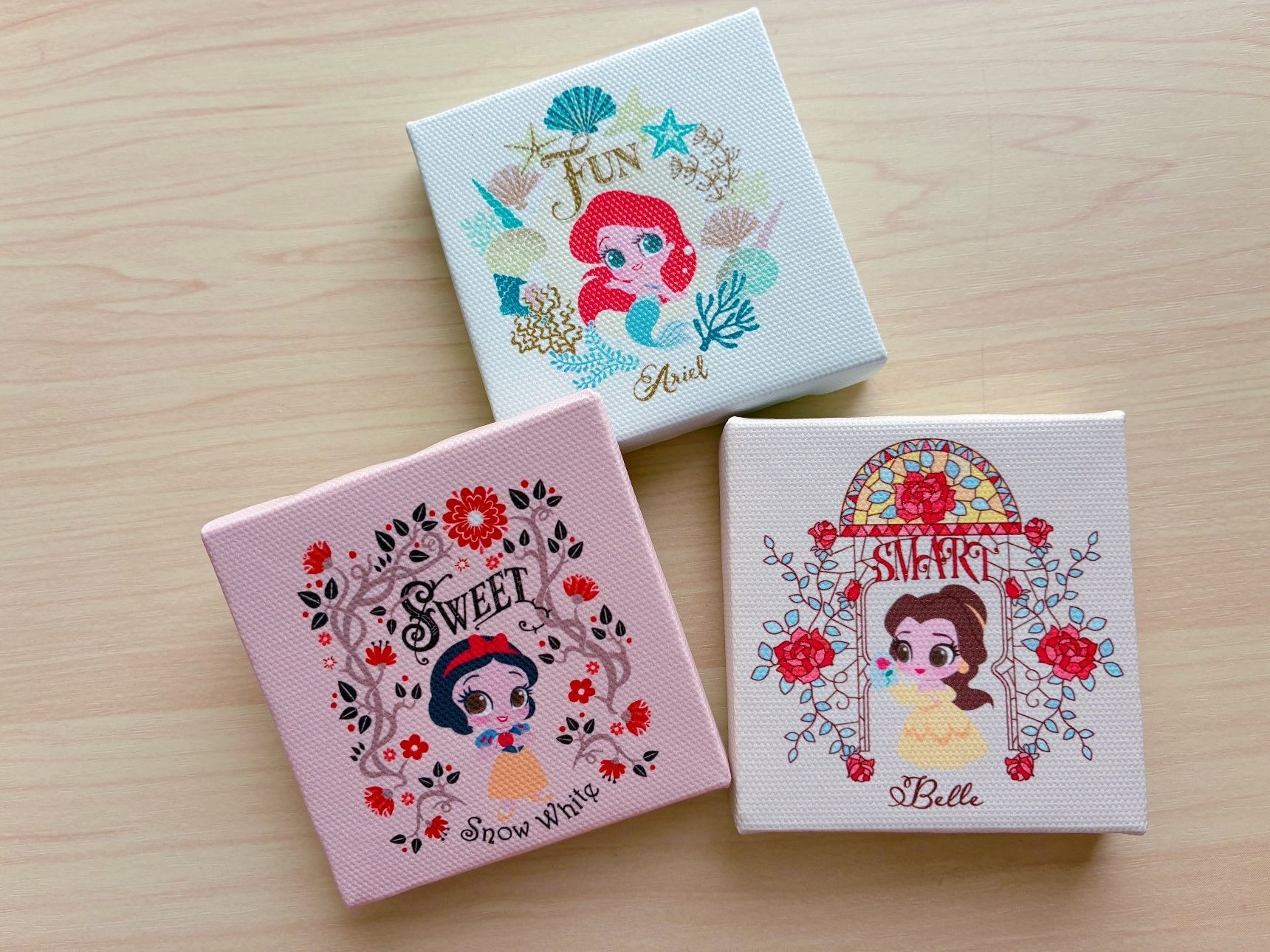 【セリア】ディズニープリンセスのミニアートパネルが可愛いすぎ