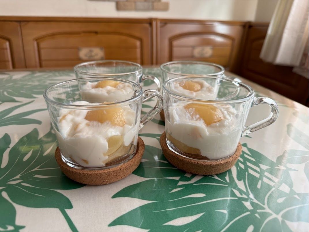 ガラスの器がおすすめ