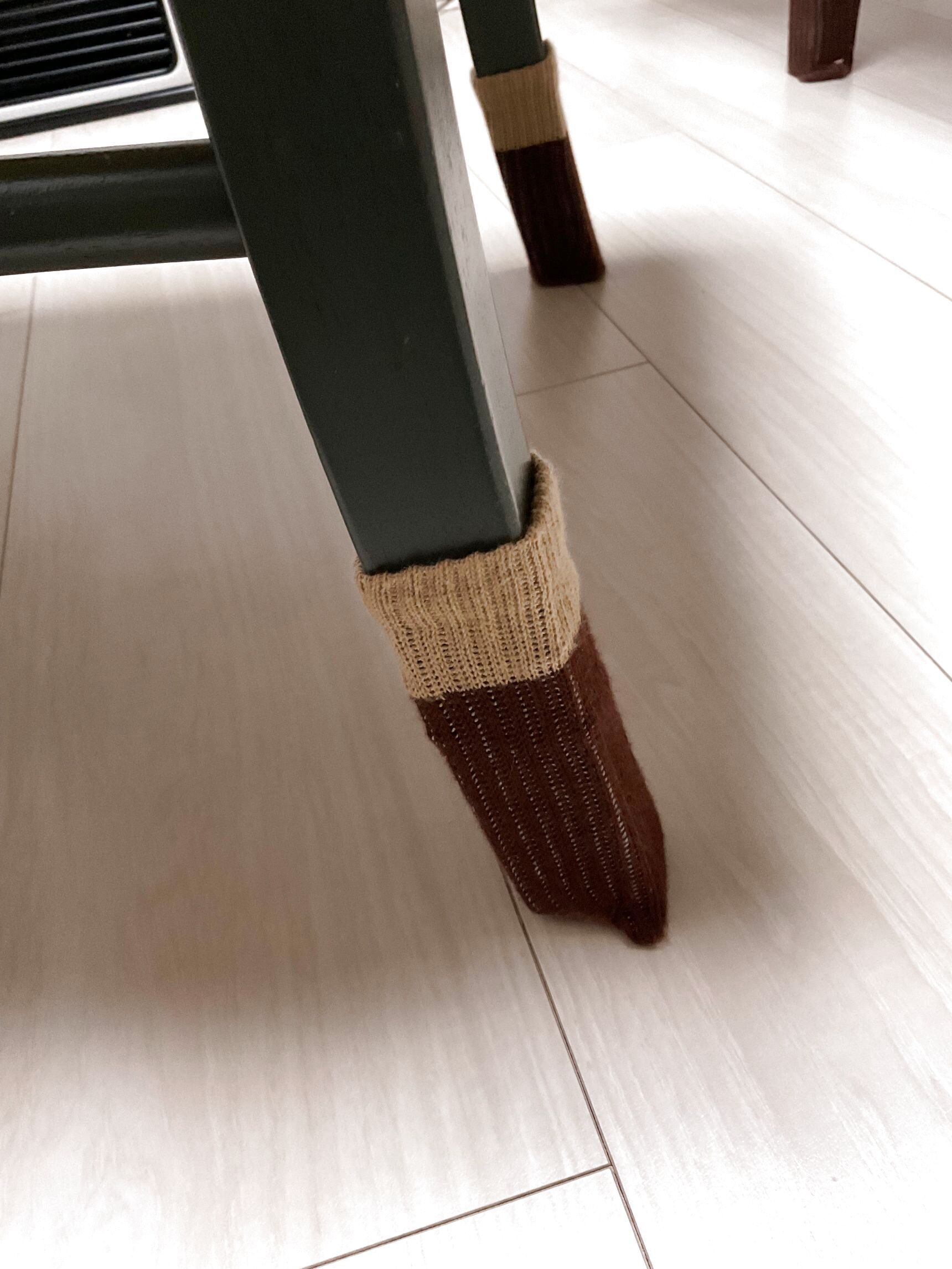 椅子脚ソックスがすぐ脱げちゃうイライラ解消に