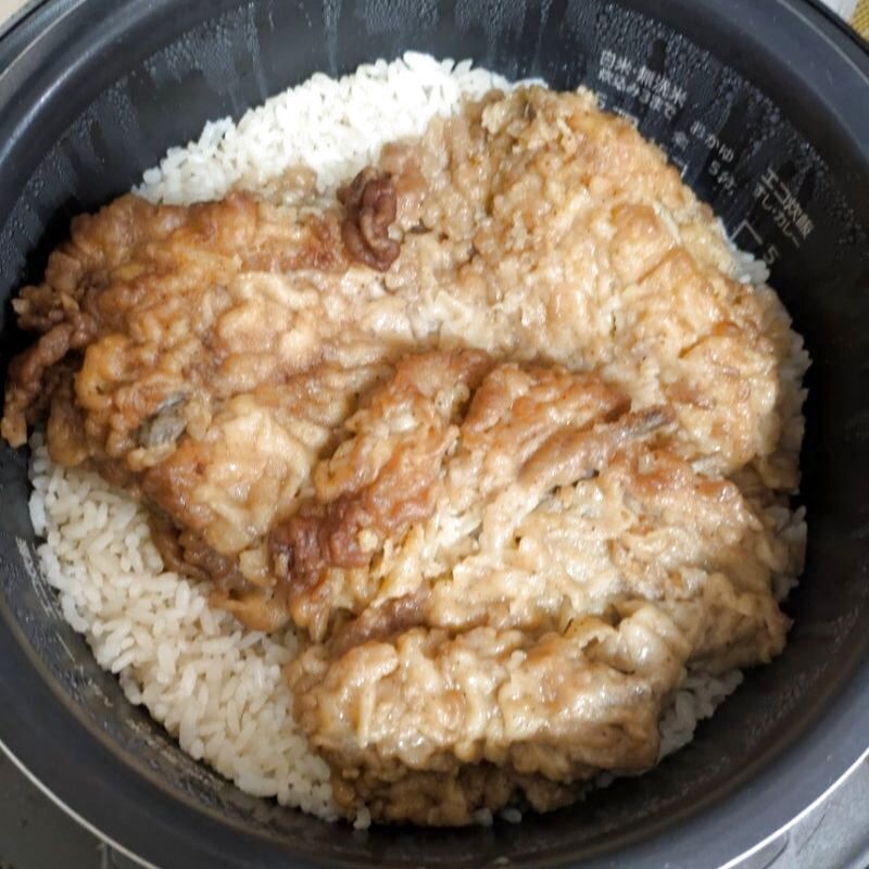 炊き上がりの様子。