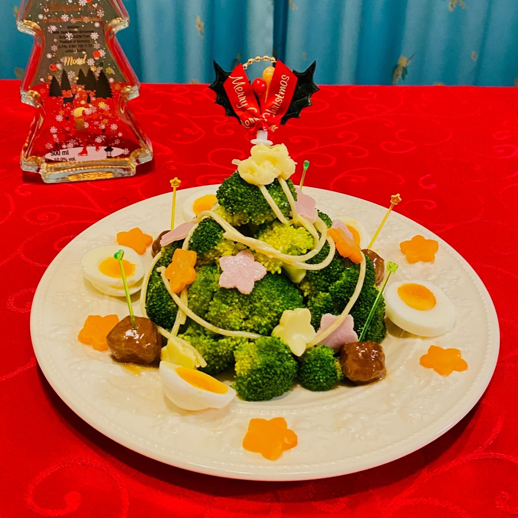 クリスマスツリーサラダ