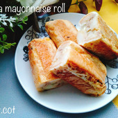 韓国の屋台定番のホットサンドをくるくる巻いて。ツナマヨロールパン