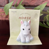 【セリア】馬好きにうれしい〜白馬のミニオブジェ