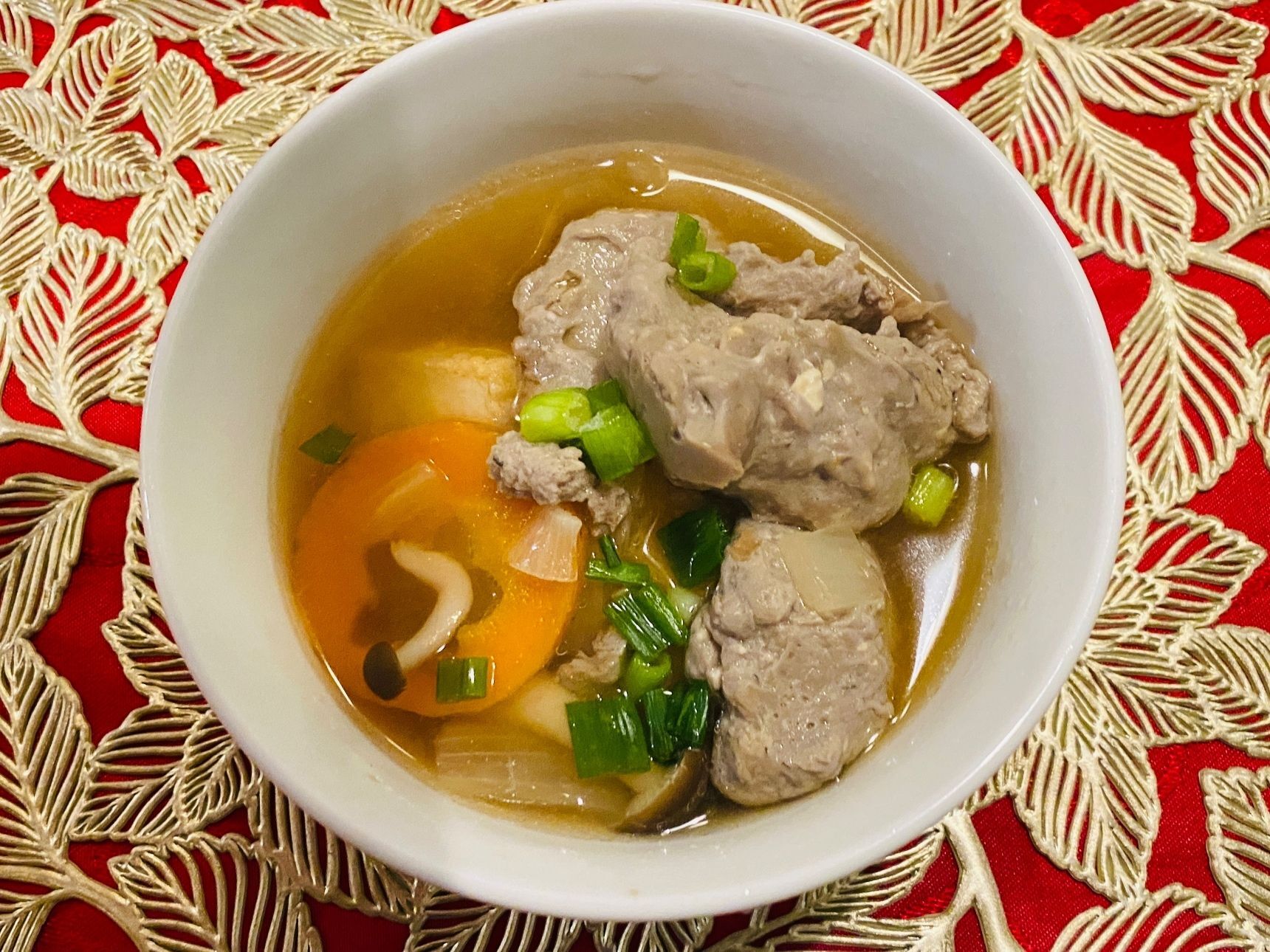 寒いこの時期！芯からぽっかぽか「梅の入ったつみれ汁」