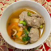 寒いこの時期！芯からぽっかぽか「梅の入ったつみれ汁」