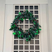 節約クリスマスリース