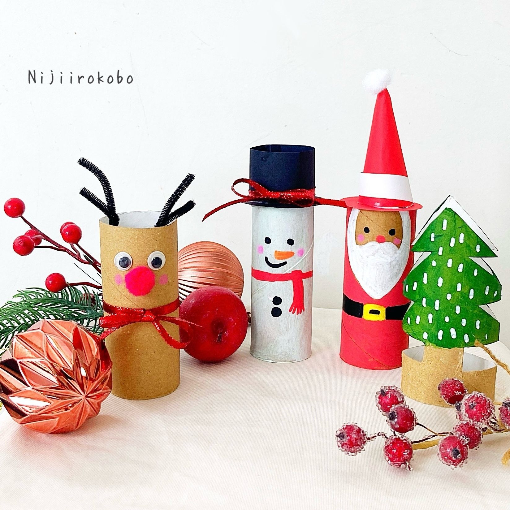 ペーパー芯で作る！冬の仲間たち