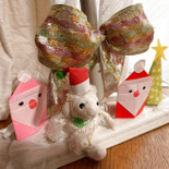 クリスマスデコdeクイックルワイパー！これでお掃除お手伝いしてもらいましょか〜