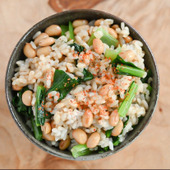 火を使わない！栄養モリモリ！小松菜納豆ごはん