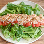 「小松菜は生で食べられる！」切って盛るだけ！栄養たっぷり超簡単レシピ