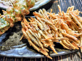 ごぼうと人参のかき揚げ！コレを加えて、きんぴら風仕上げ！サクサクかき揚げ！