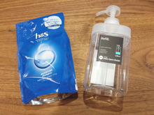 シャンプーの詰替えが秒速で終わる！〈ダイソー広口ボトル〉がホントに優秀すぎました。