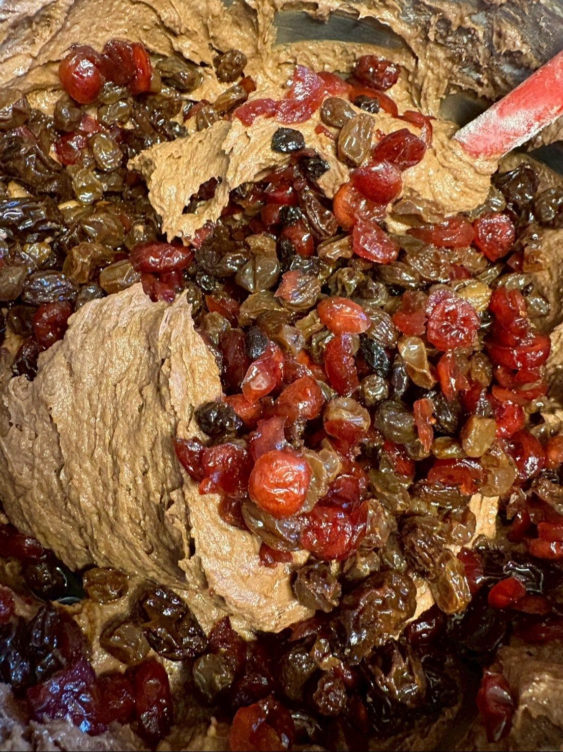 こちらは粉類の中にココアをたっぷり入れたチョコレート味です！