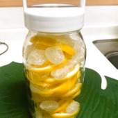 自家製レモンシロップでビタミン補給