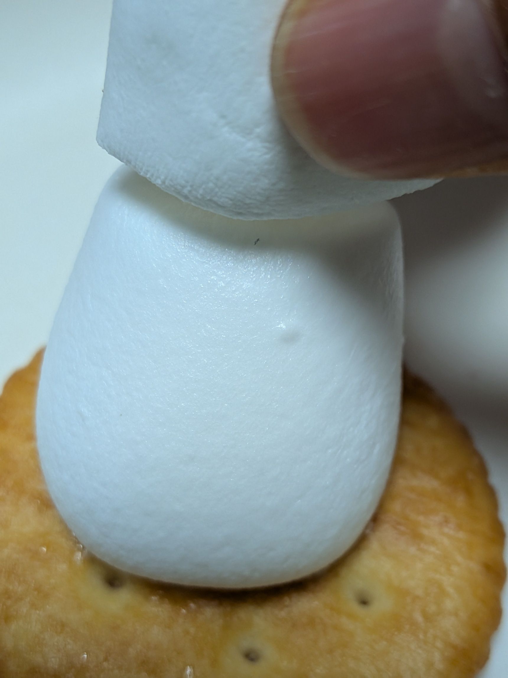 5. 角を潰すように上から工程4をのせる。