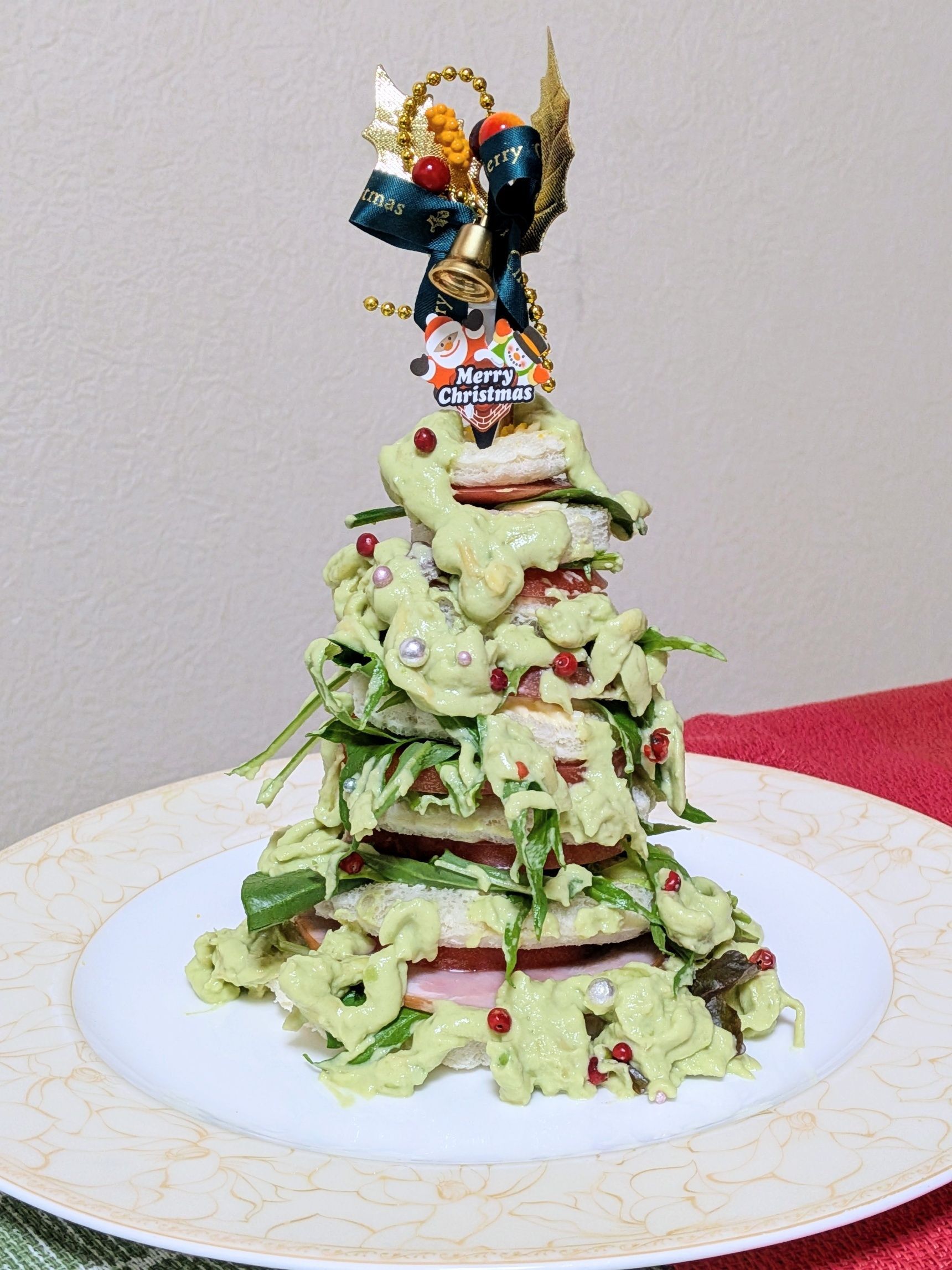 子どもと一緒に楽しもう！サンドイッチツリー