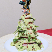 子どもと一緒に楽しもう！サンドイッチツリー