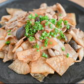 ポン酢しょうゆ味が決まる！豚肉と大根のポン酢炒め