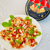 超簡単！あっという間に「クリスマスリースピザ」作り方を見たらすぐに作りたくなる