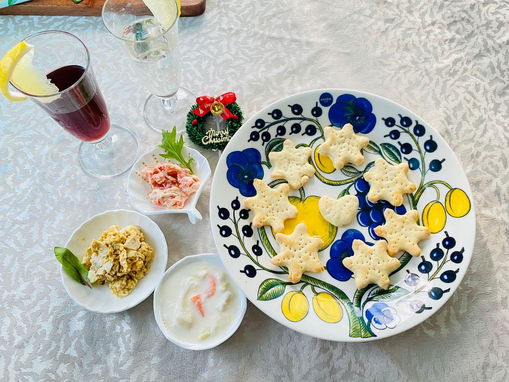 大人のクリスマス！手作りクラッカーでカナッペ