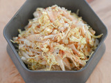 火を使わない！簡単に作れる！白菜のおかかサラダ
