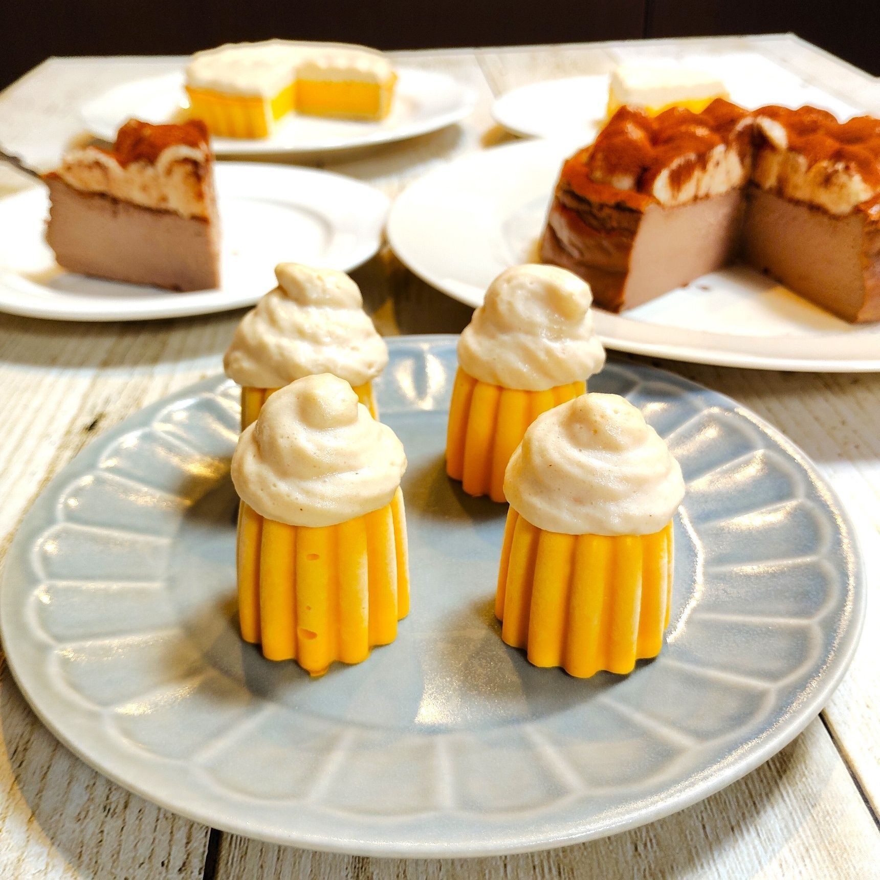 かぼちゃチーズムース