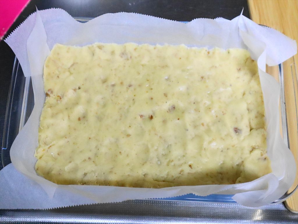 クッキーバーを焼く