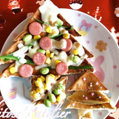 今年のクリスマスは参加型『作って楽しいピザトースト』＆『ミニミニスイーツパン』