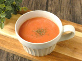 電子レンジ2分で完成！「トマトのポタージュ」