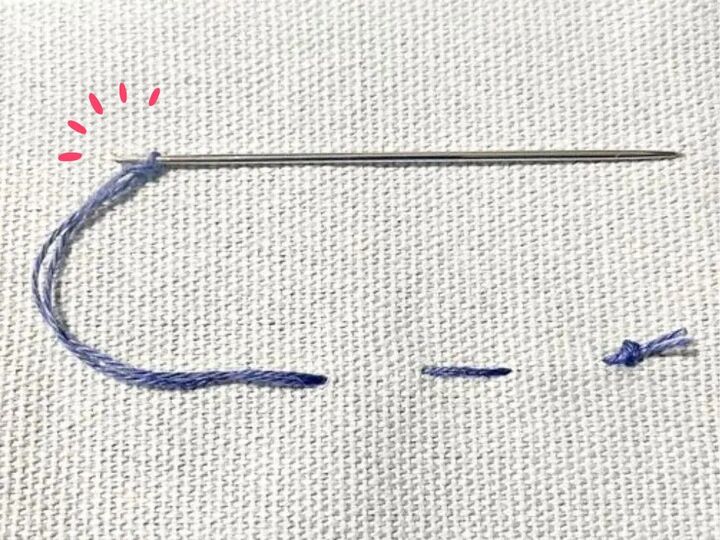 糸が短くても大丈夫!簡単&キレイに『玉止め』する裏ワザ。覚えておくと便利ですよ♪