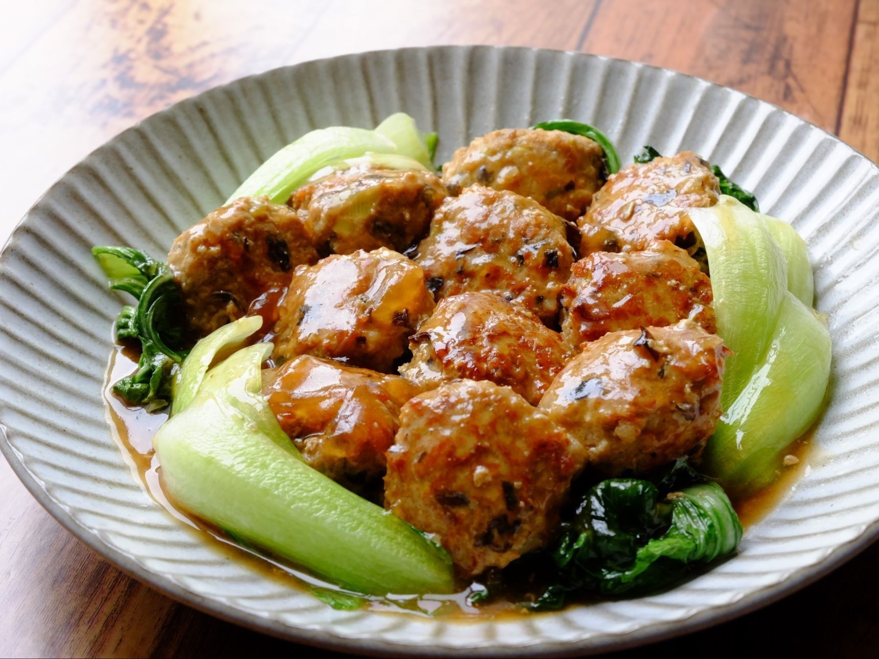 とろみをつけて仕上げる