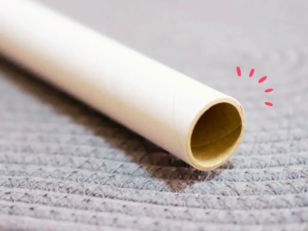 ラップの芯に切り込みを入れるだけで…！？家中がおしゃれに大変身♡