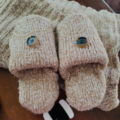 寒さ対策は足元から！古セーターでスリッパカバー