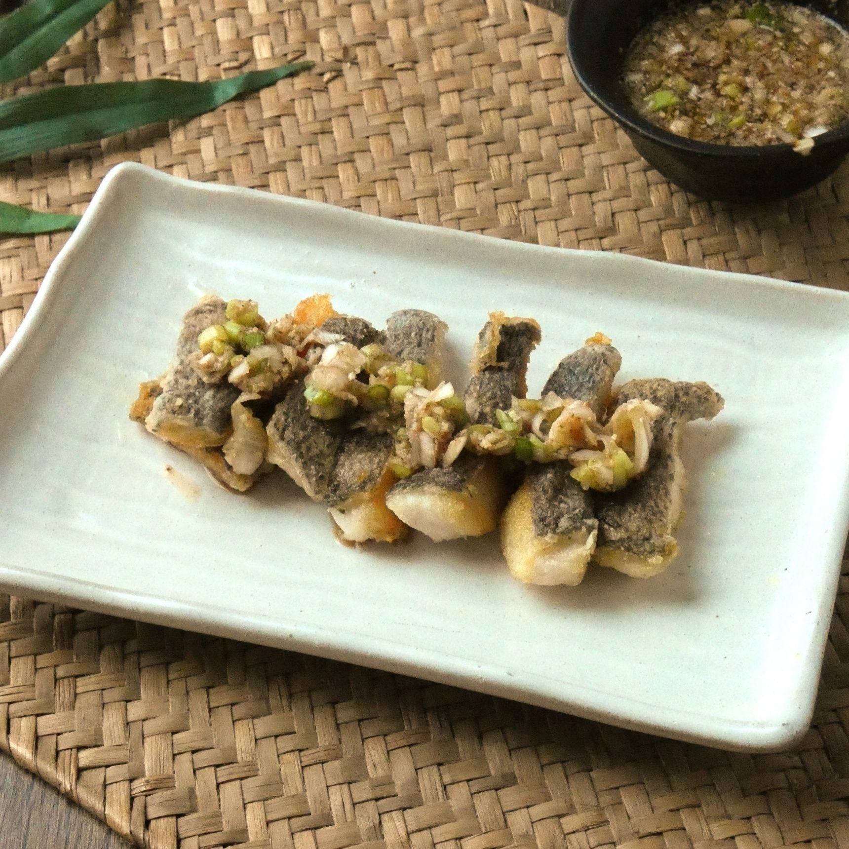 一度食べたらやみつきになる！「黒ムツのネギごまだれ」