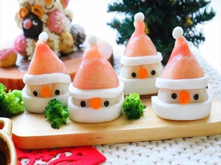 かわいすぎて悶絶♡コンテストで絶賛の「サンタ寿司」はクリスマスパーティの主役級メニュー!