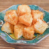 メイン食材「大根」だけ！やみつき！揚げ大根の甘辛炒め