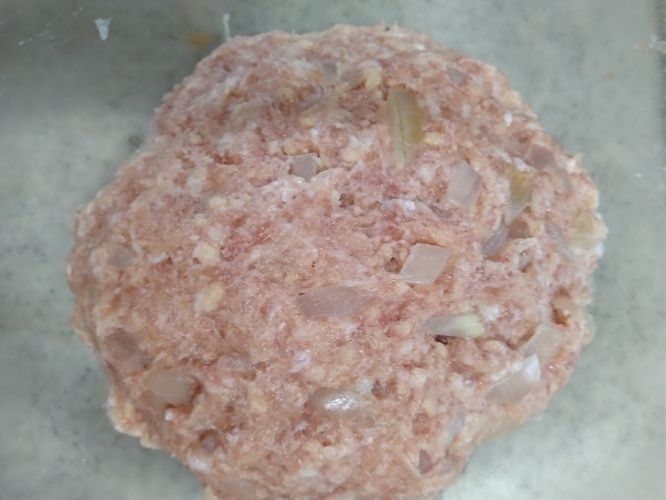 ハンバーグの生地