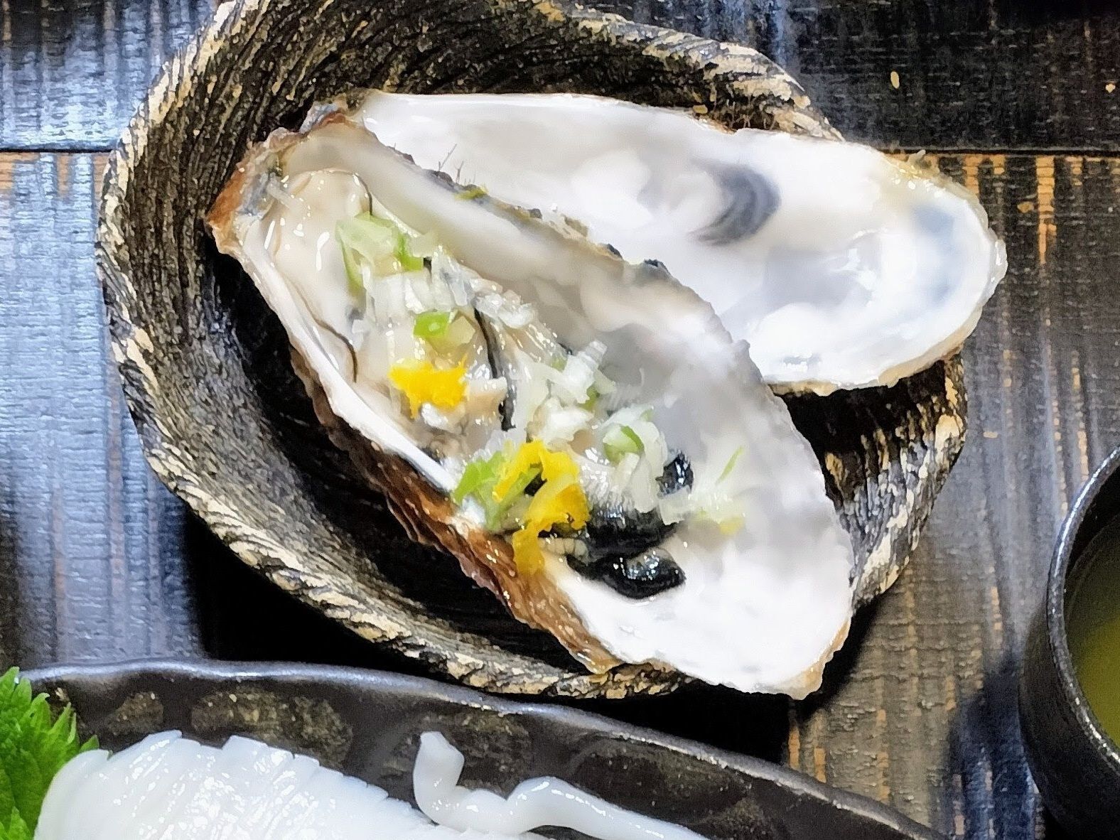 ■牡蠣の刺身■