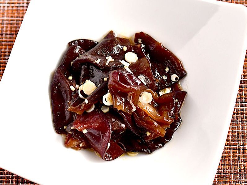 【きくらげのピリ辛和え】便利な野菜だし使用！