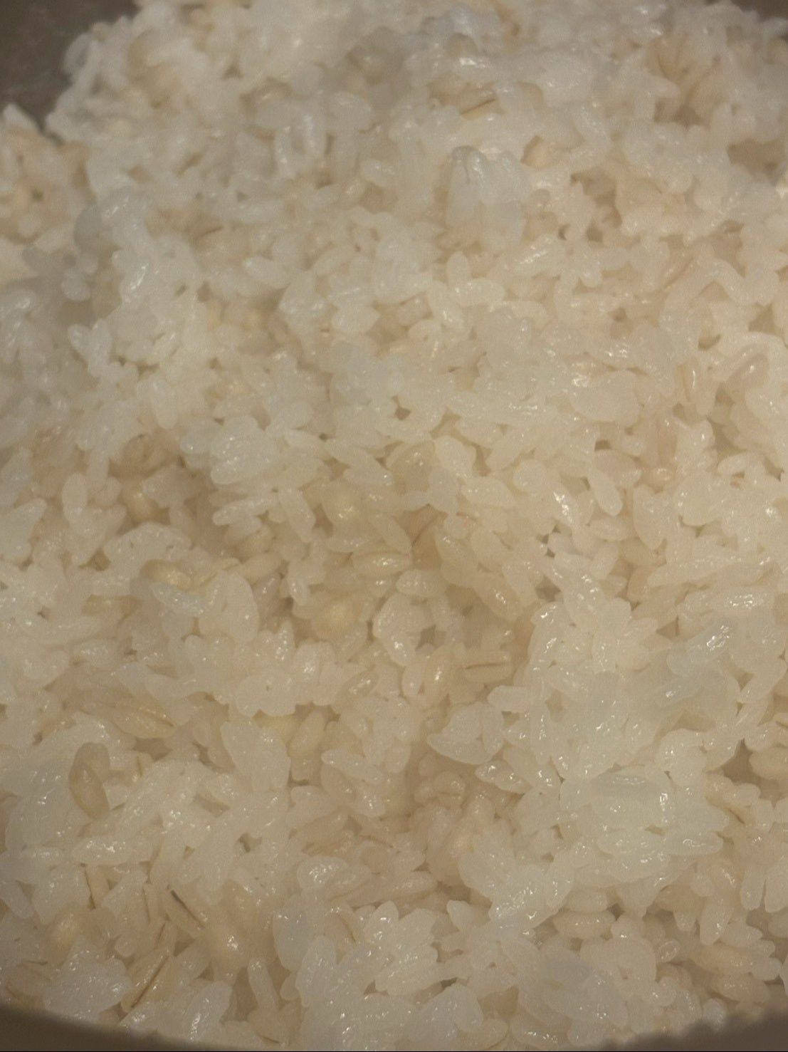 はい、炊き上がり！つまんでみたら丁度良いです。