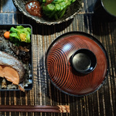 開けてビックリ！美しい！大きな大根の味噌汁！海老蟹出汁！