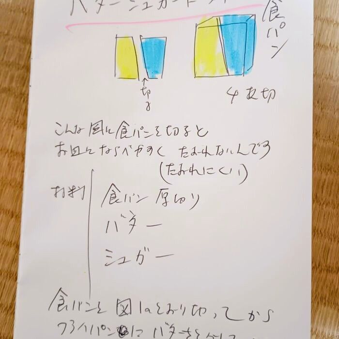 バターシュガートースト