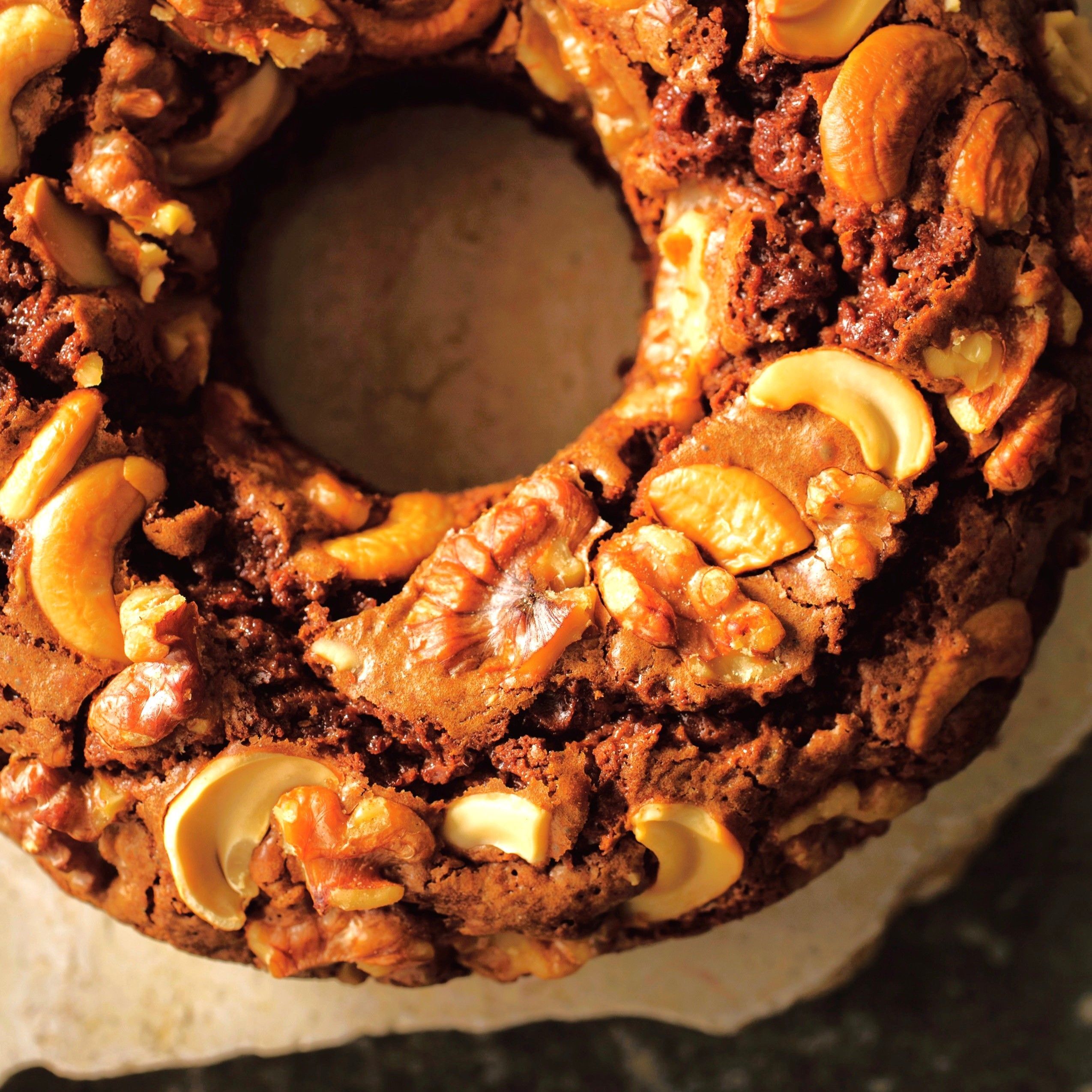 シフォン型で焼くと美味しい！みっしり「ブラウニー」の作り方。ブラウンシュガーでさらに美味しく仕上がります♪