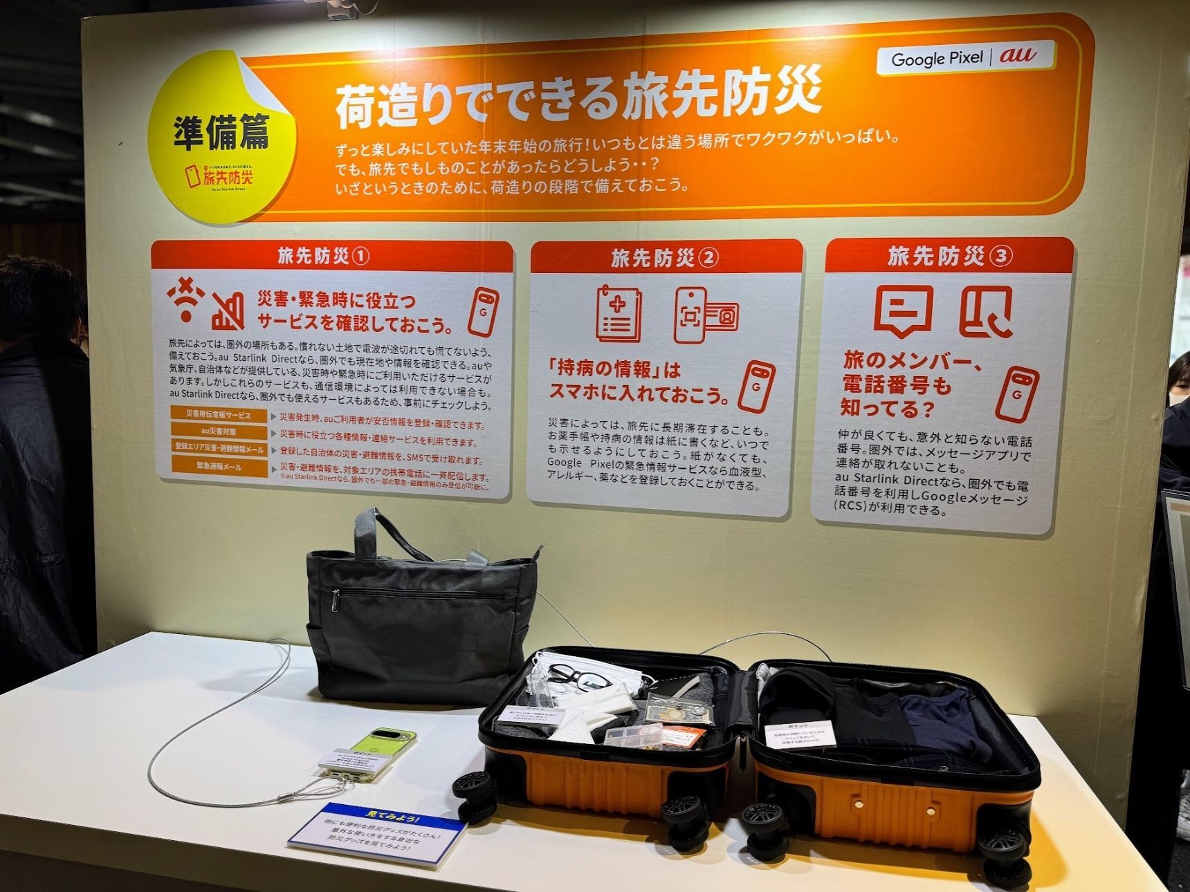 準備編:荷造りでできる旅先防災