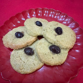 和テイスト、黒豆がアクセントの抹茶クッキー！