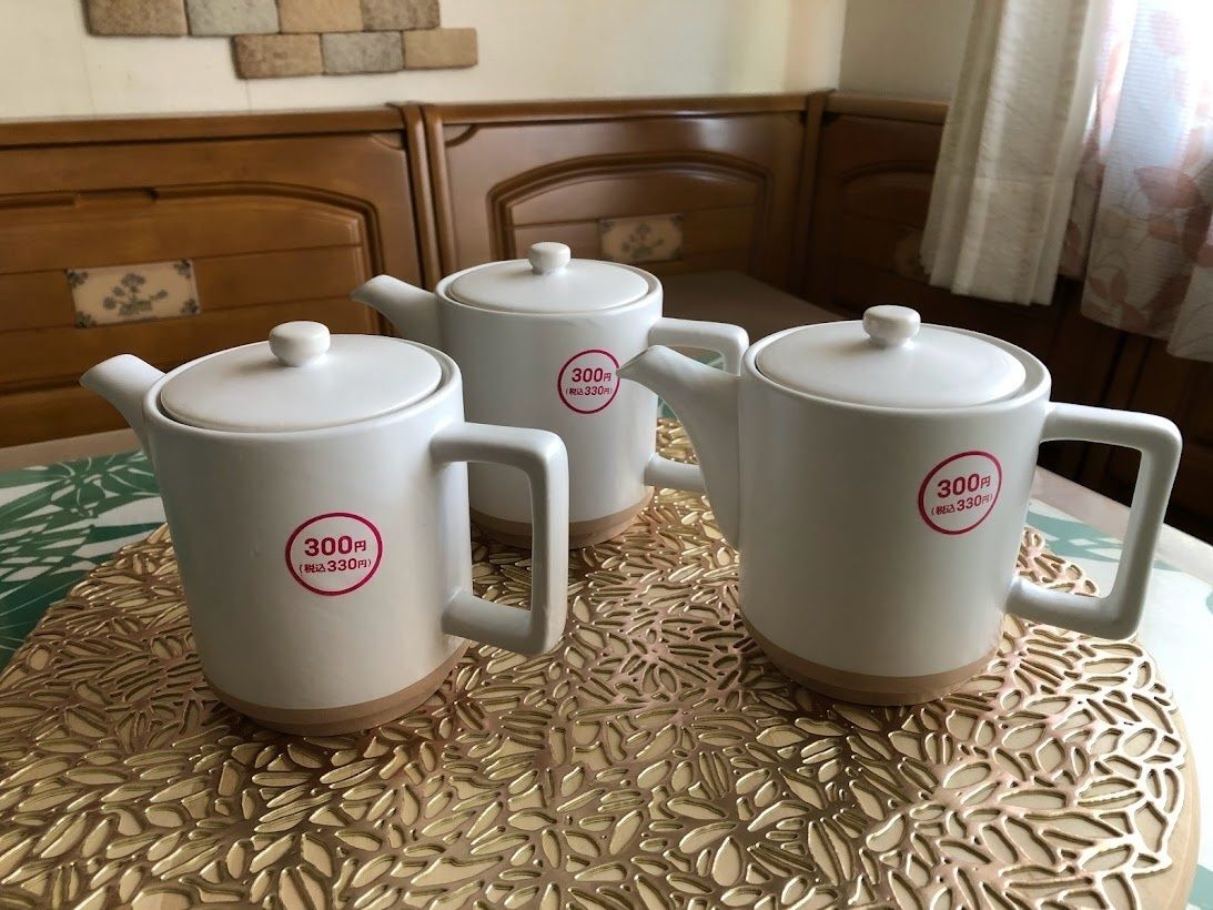 ＜ダイソー＞スタッキングティーポット