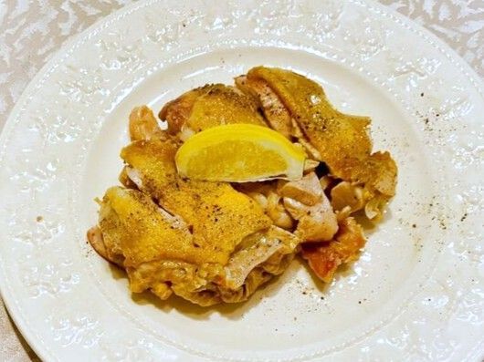 さっぱりジューシー「鶏もも肉のレモンソース」