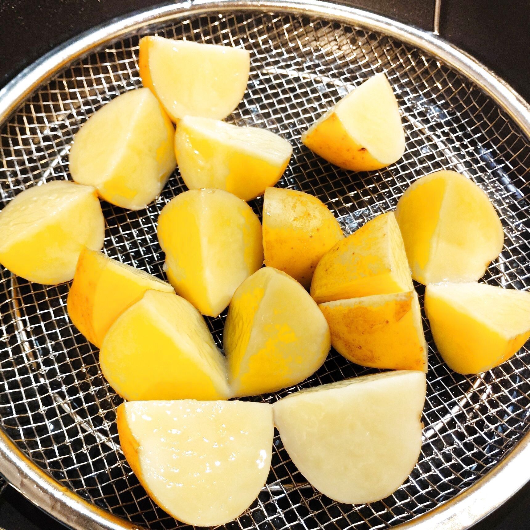 野菜も蒸してみる