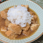 材料3つで簡単！厚揚げのおろし煮